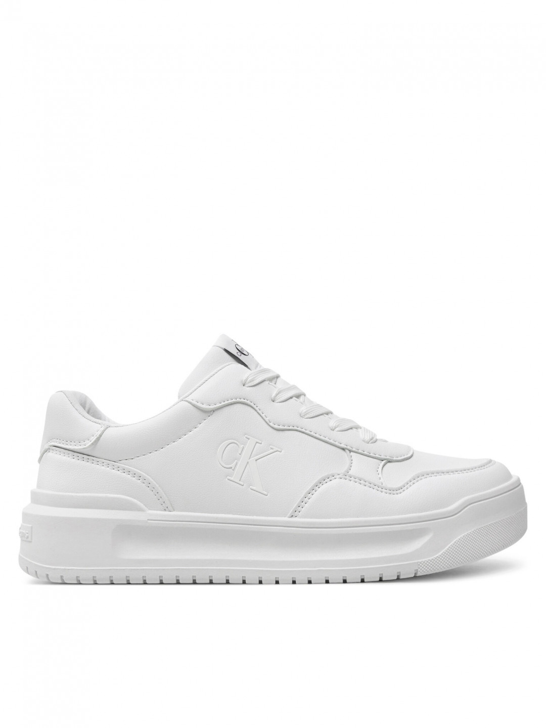 Calvin Klein Jeans Sneakersy Low Cut Lace-Up Sneaker V3A9-80980-1355 S Bílá